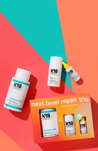 [K18-00066] K18 Next level repair trio | Набір "Ідеальне тріо для реконструкції пошкодженого волосся"